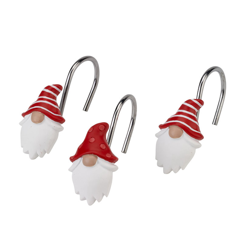 Gnome Walk Bath Shower Curtain Hook