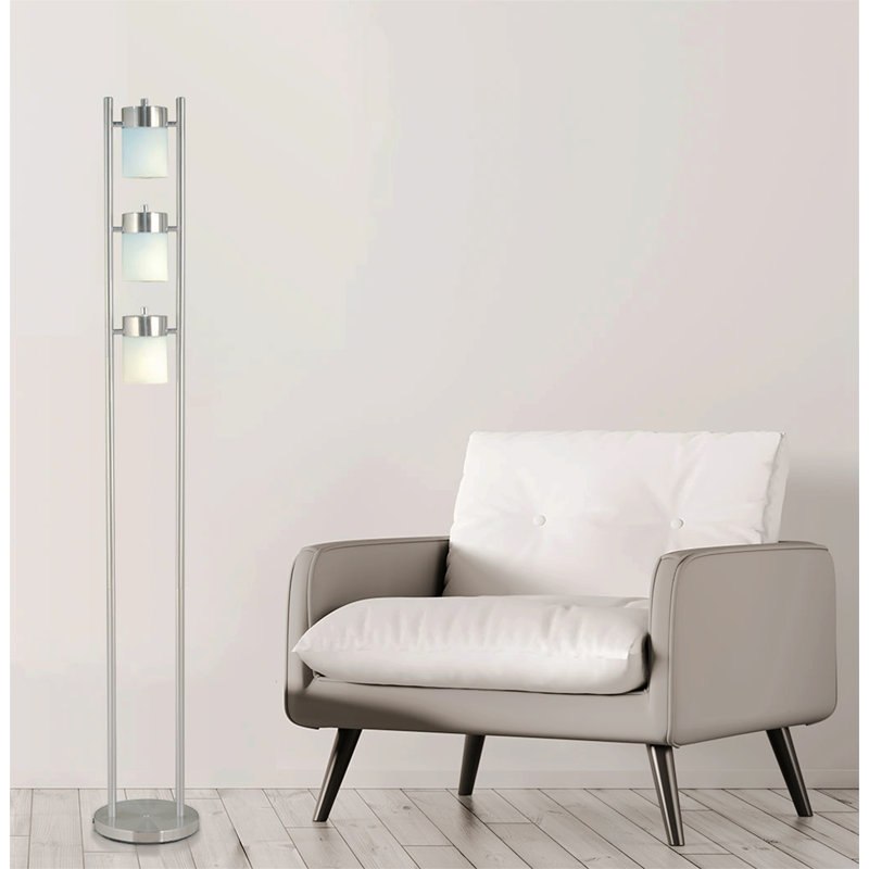 Elmet 65'' Novelty Floor Lamp, White