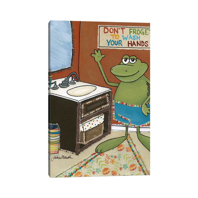 Don't Forget To Wash by Jamie Morath - Wrapped Canvas Painting, 101.6 cm H x 66.04 cm W x 1.91 cm D