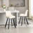 Set of 2,Back pull point design, velvet material, 360 degree rotation, back pull loop detachable design, rivet decoration, square foot wooden bar chair-1688597465