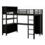 Lit mezzanine en métal avec garde-robe et bureau en L-287134209-287134208