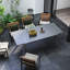 Table de patio extensible Outsunny (inclure seulement la table)