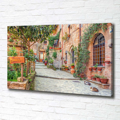 Italian Streets - Wrapped Canvas Print