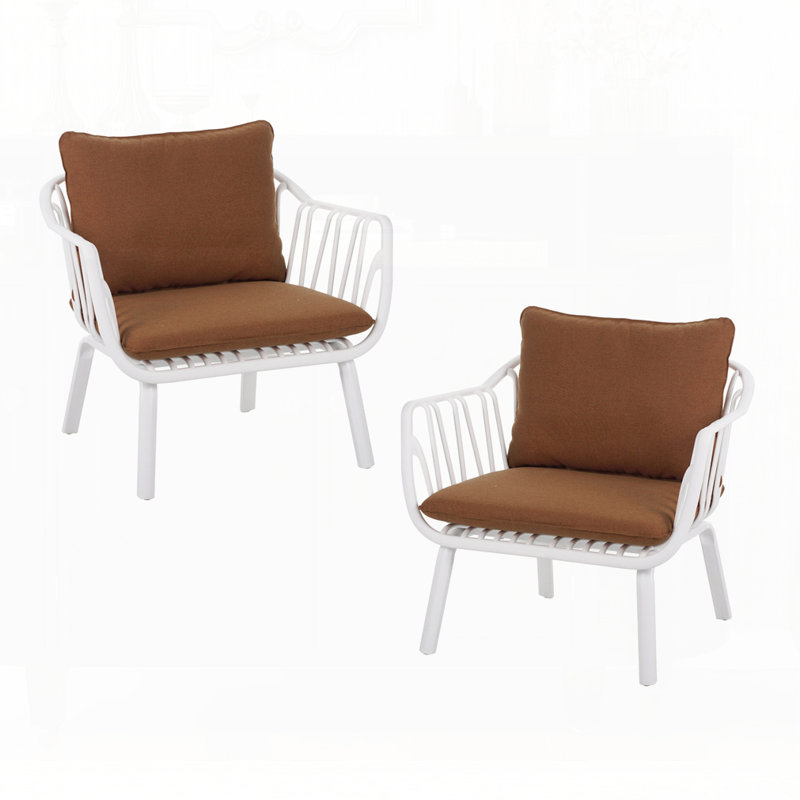 Ensemble de 2 fauteuils club d'extérieur PP