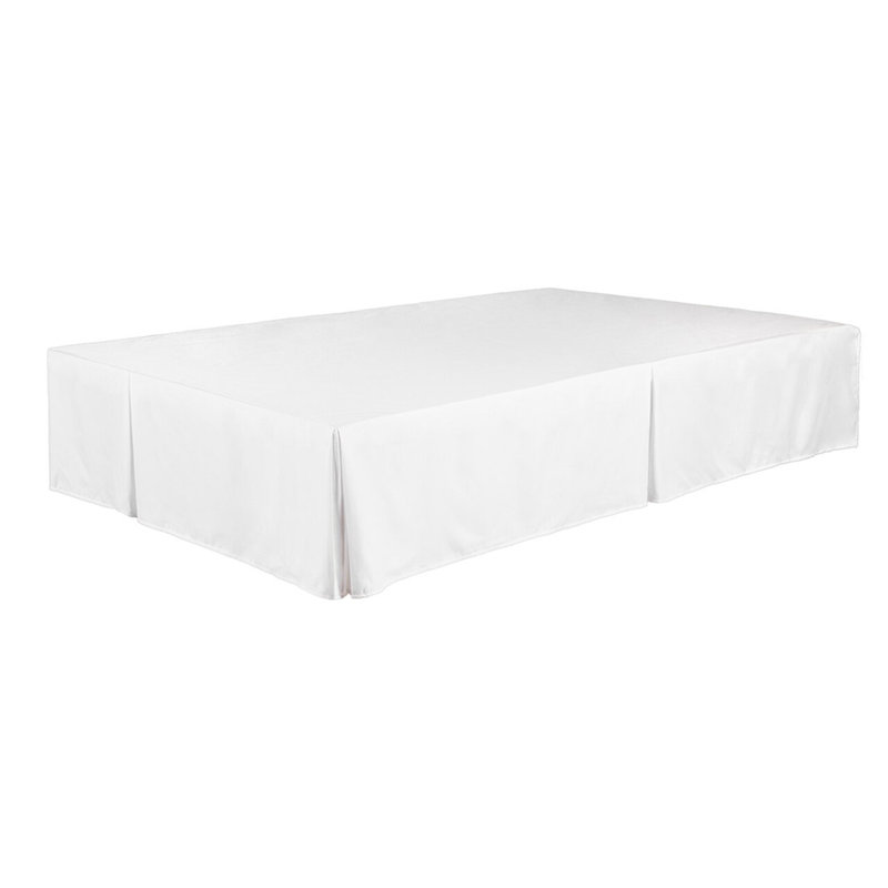 Bedskirt 5 Bed Skirt, King, White