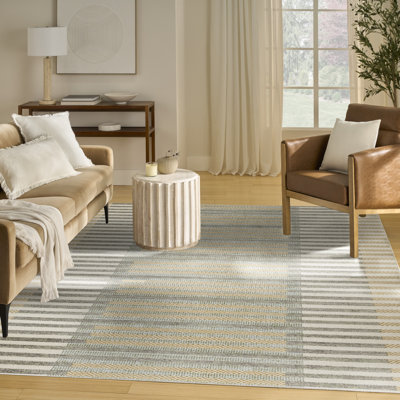 Martay Power Loom Geometric Polyester Area Rug