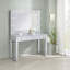 Coiffeuse avec miroir 3 tiroirs Trevor