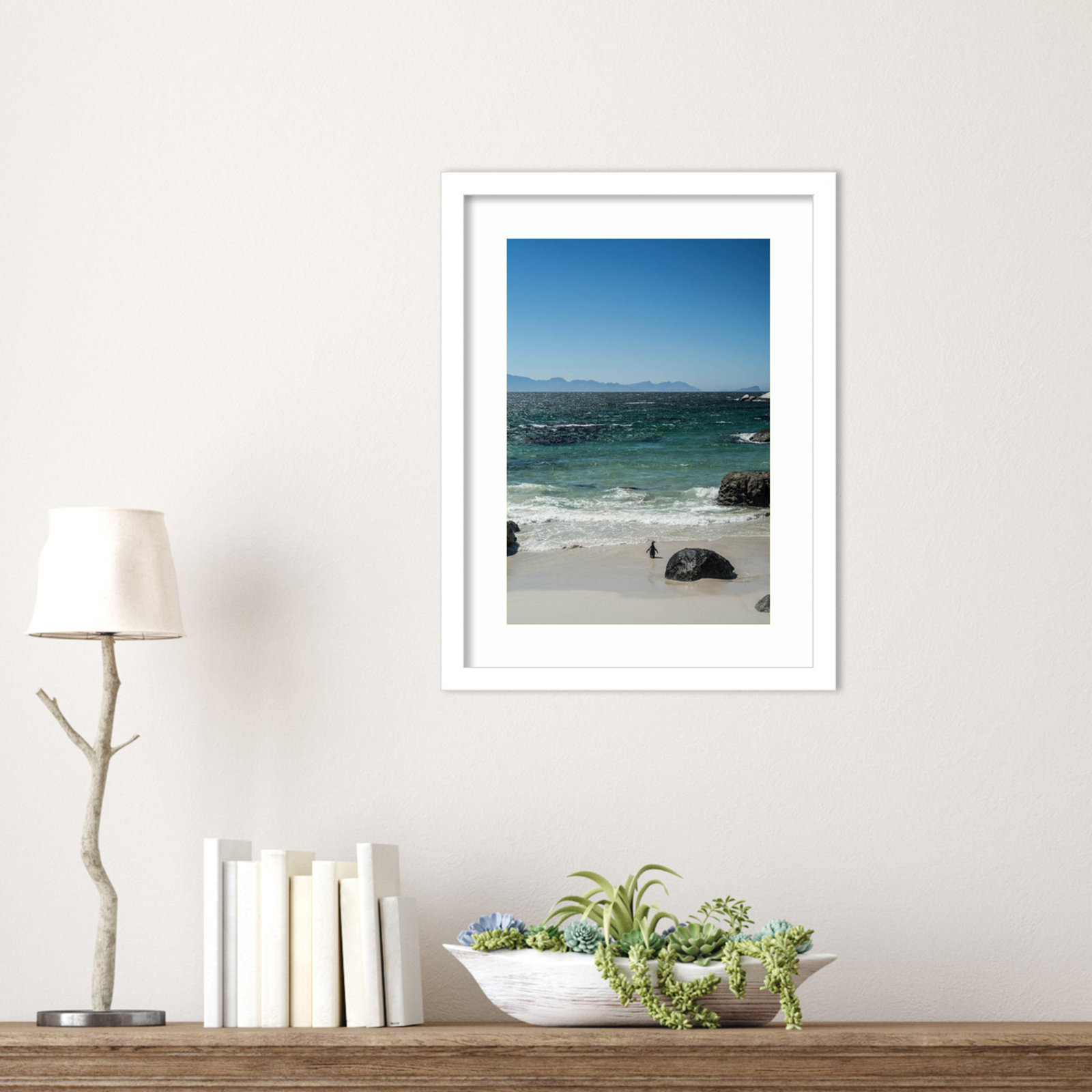 Nisbet "Heading Out to Sea" Print, White, 17" H x 13" W