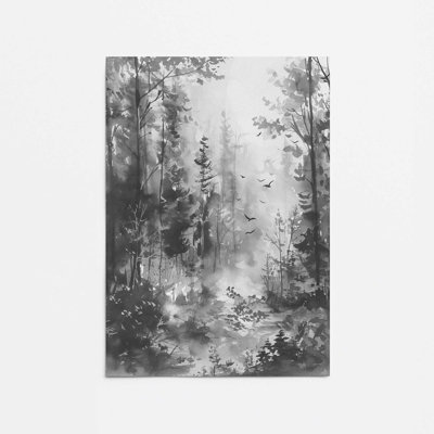 Imprimé forêt enclavée