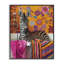 «Zebra Bath» avec serviette colorée, estampe numérique, design par Momart-263791798-263791799