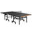 Table de ping-pong en acier inoxydable 18 pi - 18 pi - Assemblage rapide - Rangement de balle intégré - Filet de qualité tournoi - Mode lecture