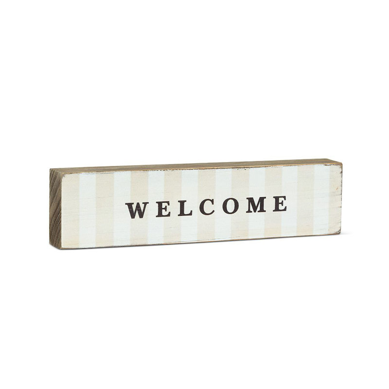 Enseigne « welcome Block » Fairlawn