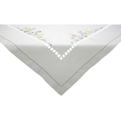 Cutwork Floral Table Runner