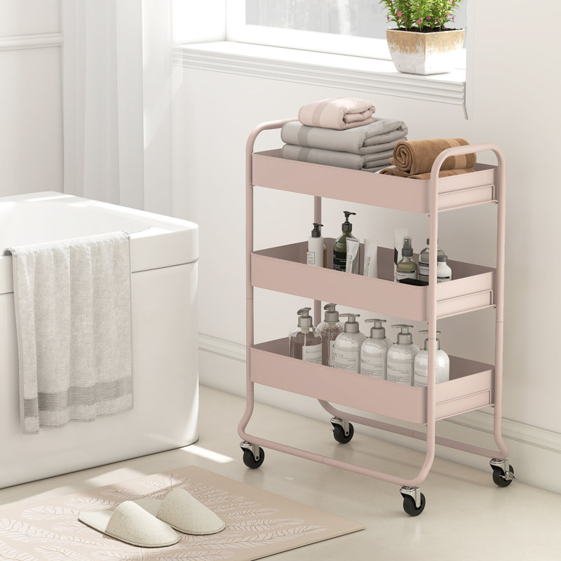 Kitchen Cart, Pink