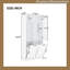 Armoire de rangement multifonctionnelle pour salle de bain avec tablettes réglables et paniers à linge?-538358339