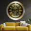 Horloge murale avec engrenages en mouvement de The Horloge