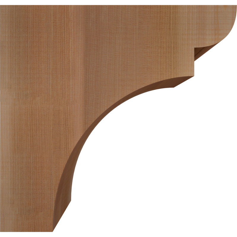 Yorktown Smooth Rafort Tail, Cèdre rouge, H 12 po x l 12 po x P 3,5 po
