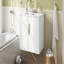 Meuble-lavabo de salle de bain 30 po avec lavabo en céramique 30 po et 3 trous, meuble-lavabo avec 2 portes à fermeture douce-452997778