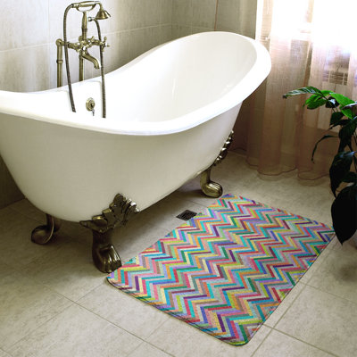 Katelyn Elizabeth Memory Foam Non-Slip Bath Rug
