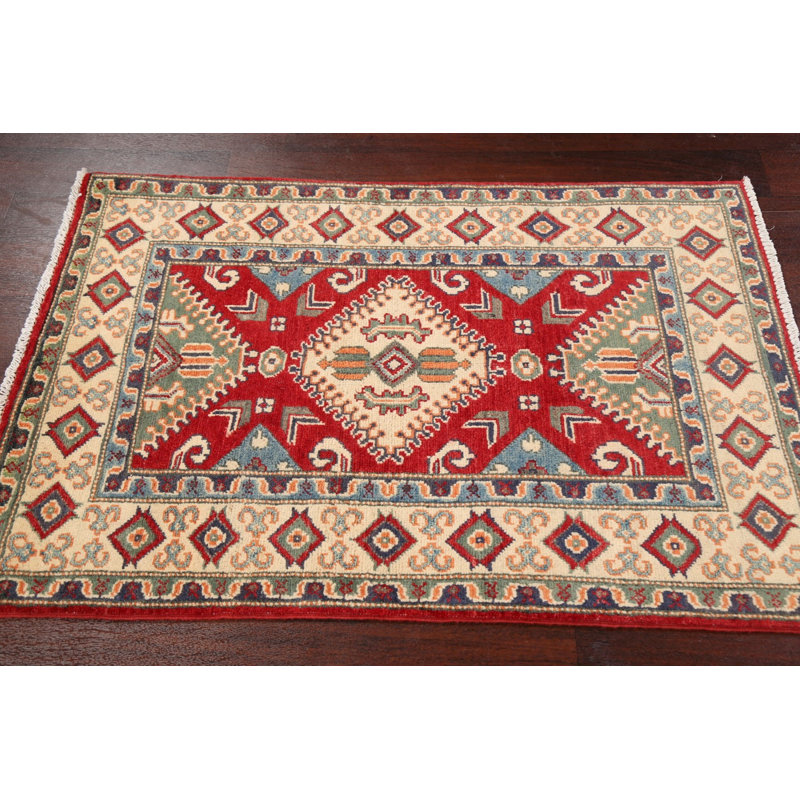 One-of-a-Kind 2'8" X 4' New Age Wool Area Rug in