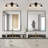 3-light Dimmable Glass Globe Vanity Light-542731850