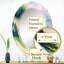 Vert paysage d'été avec montagnes - miroir mural ovale-266976129