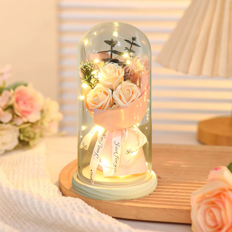 Mini-lampe d'ambiance pour la maison, Rose Gold