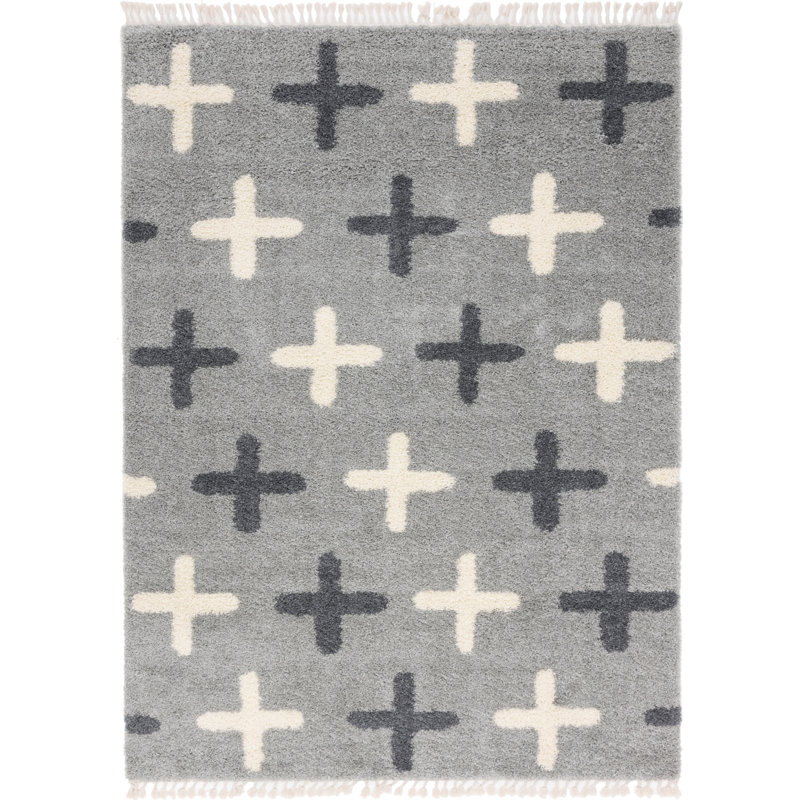 Mitzy Geometric Indoor Rug, Rectangle 9' x 12'2"