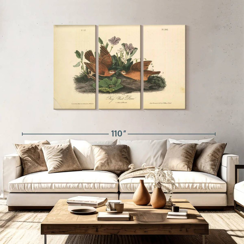 Brampt Key-West Dove, 48" H x 74" W
