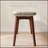 (Off White) Natural Oak Wood For Dining Bench Table Bench For Living Room With Leather Cushion