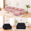 Versatile Plush Modular Sectionals, Premium Pink Fabric, No Assembly, Living Room