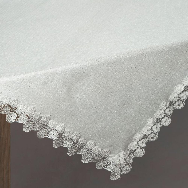 Sophie Tablecloth 80X80 Cm Silver