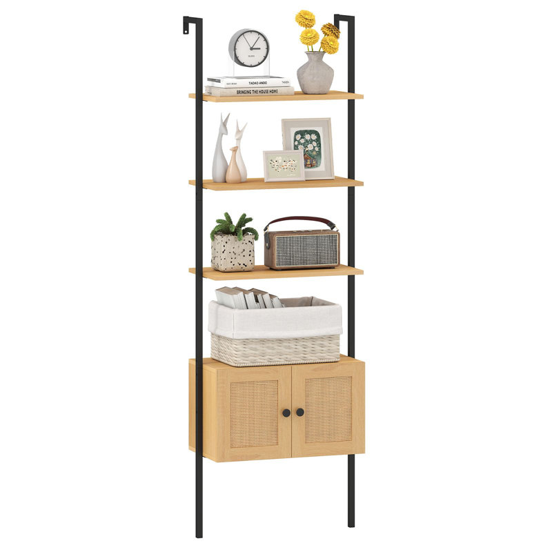 184cm H x 60cm W Metal Book Display Bookcase