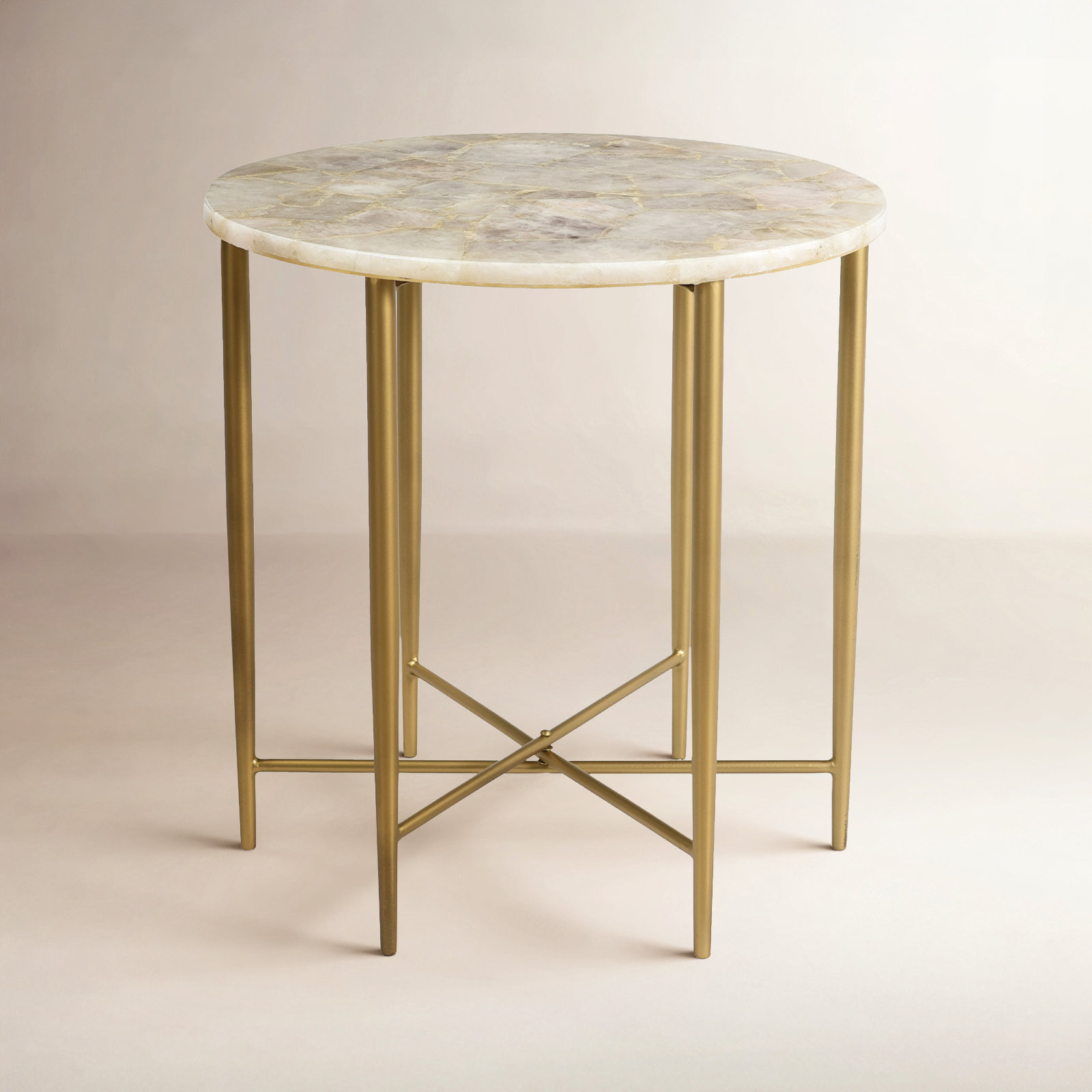 Tira Stone End Table