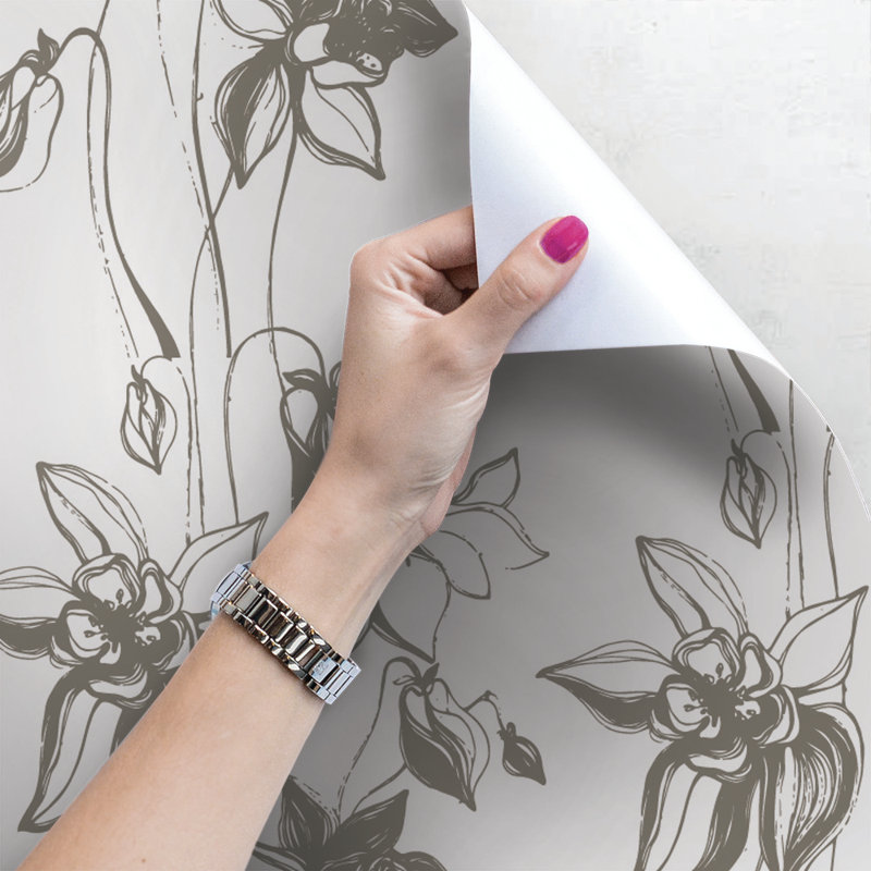 Ilfracombe Flowers Pastel Floral Blossom Mystic Wallpaper, 208 x 146cm
