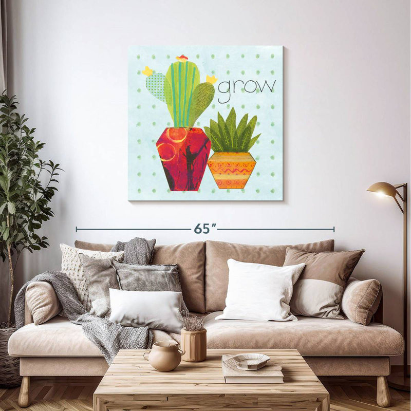 Southwest Cactus II, 39" H x 39" W