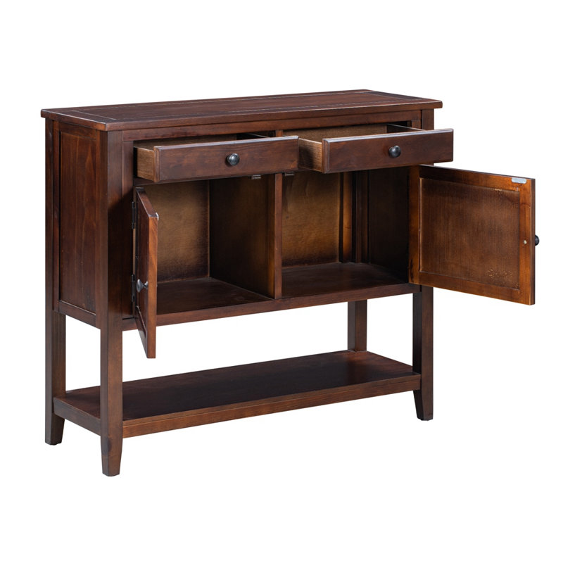 39'' Console Table, Dark Brown