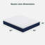 Matelas en mousse viscoélastique réglable 10 po-492988000