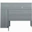 Bureau classique avec rangement, gris
