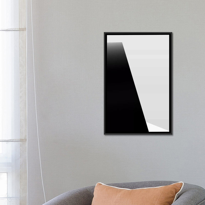 Atmospheres modernes Albree, impression sur toile, H 26 po x l 18 po x P 1,5 po, Toile avec cadre noir, Pas de tapis