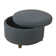 28" Wide Round Storage Ottoman