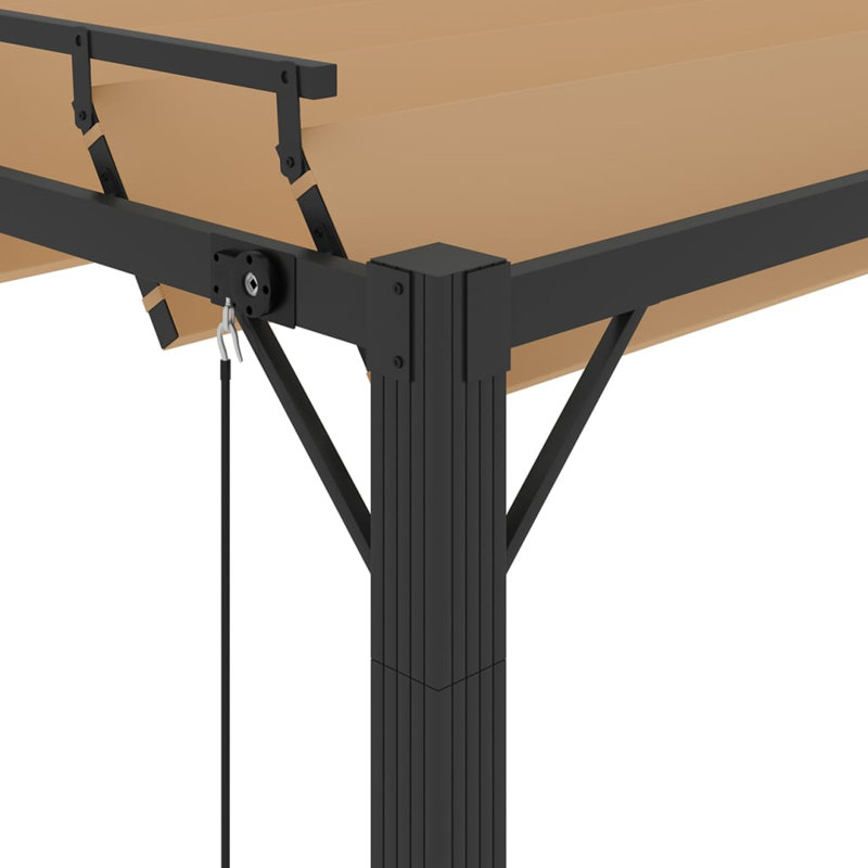 Terminous 3 x 4m Aluminium Patio Gazebo, Taupe