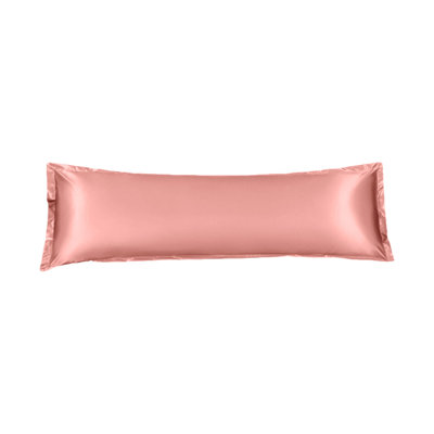 Polyester pillowcase Long Satin Pillowcase For Sleeping Waterproof Silkys Body Pillow Cover With Water Proof Layer Soft Comfortable For Couple Bedroom Home Rest Use