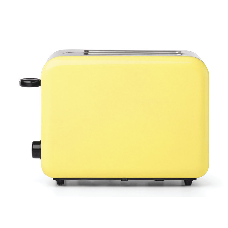 Grille-pain 2 tranches tout en bon goût, Jaune