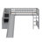 Space-Saving Stairway Loft Bed-128933218