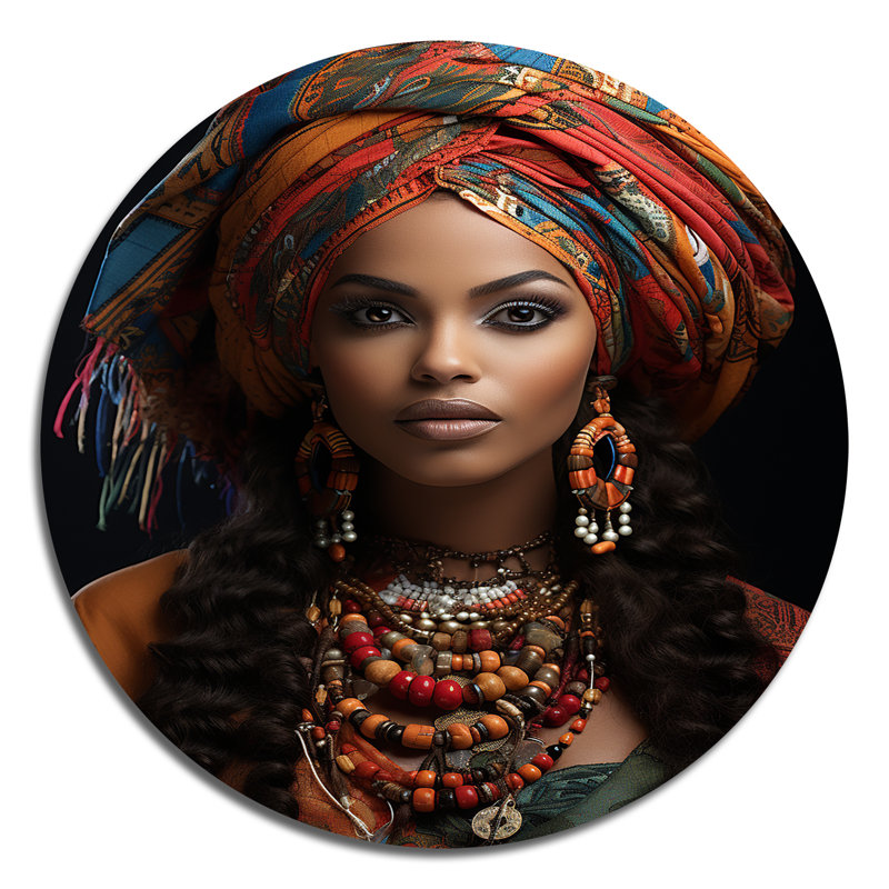 Art africain africain, «I Beautiful People», H 16 po x l 16 po