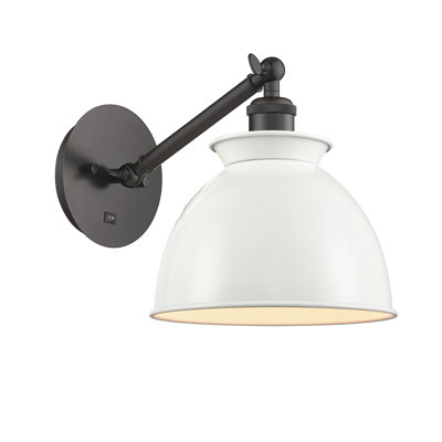Shauna Steel;Cast Brass Armed Sconce