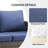 Ingvald 74.4'' Wide Outdoor Rectangle Patio Sofa with Cushions-702569606