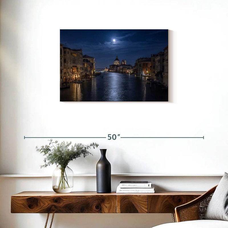 Kavia Venice At Night, 20" H x 30" W