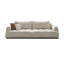 Coussin modulaire beige en polyester-1966612245